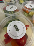 Crudité Market Pot with Hummus