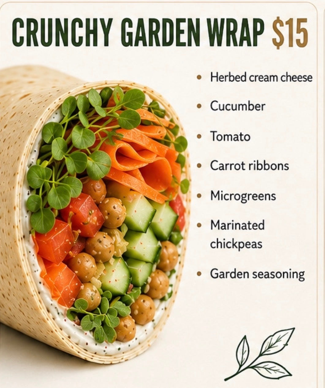 Crunchy Garden Wrap