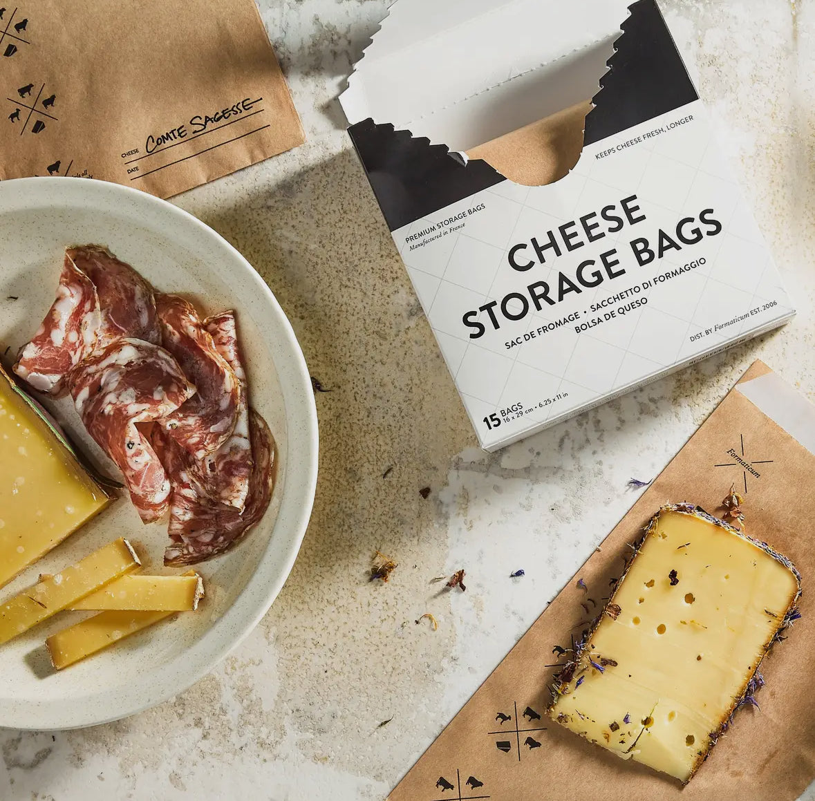Cheese Storage Bags (box of 15)
