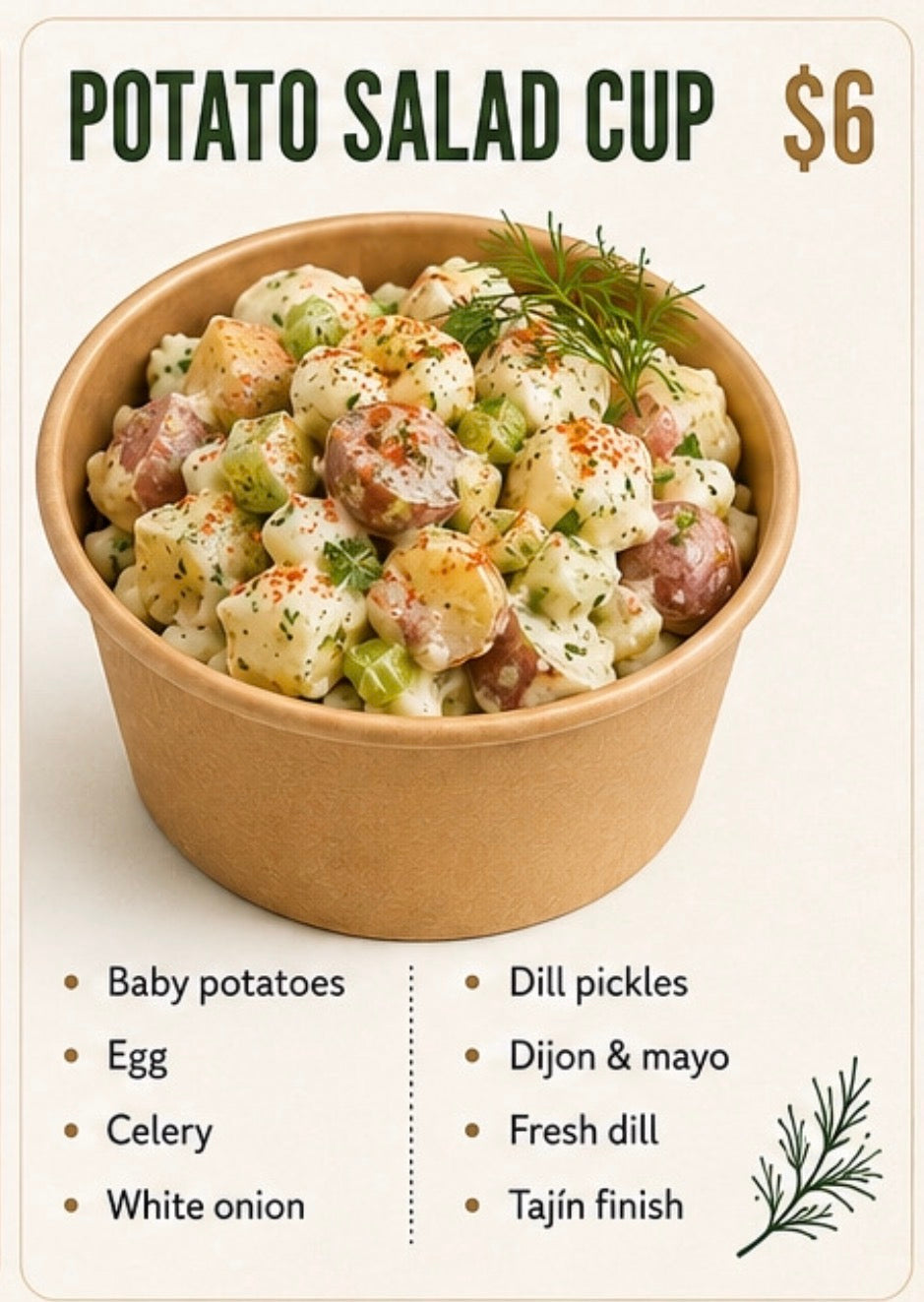 Potato Salad Cup